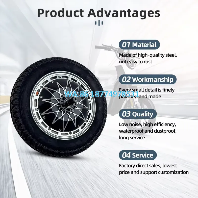Wmwmnu for High Power 12 Inch  - đánh giá và giá 60V 5000W Brushless Hub Motor