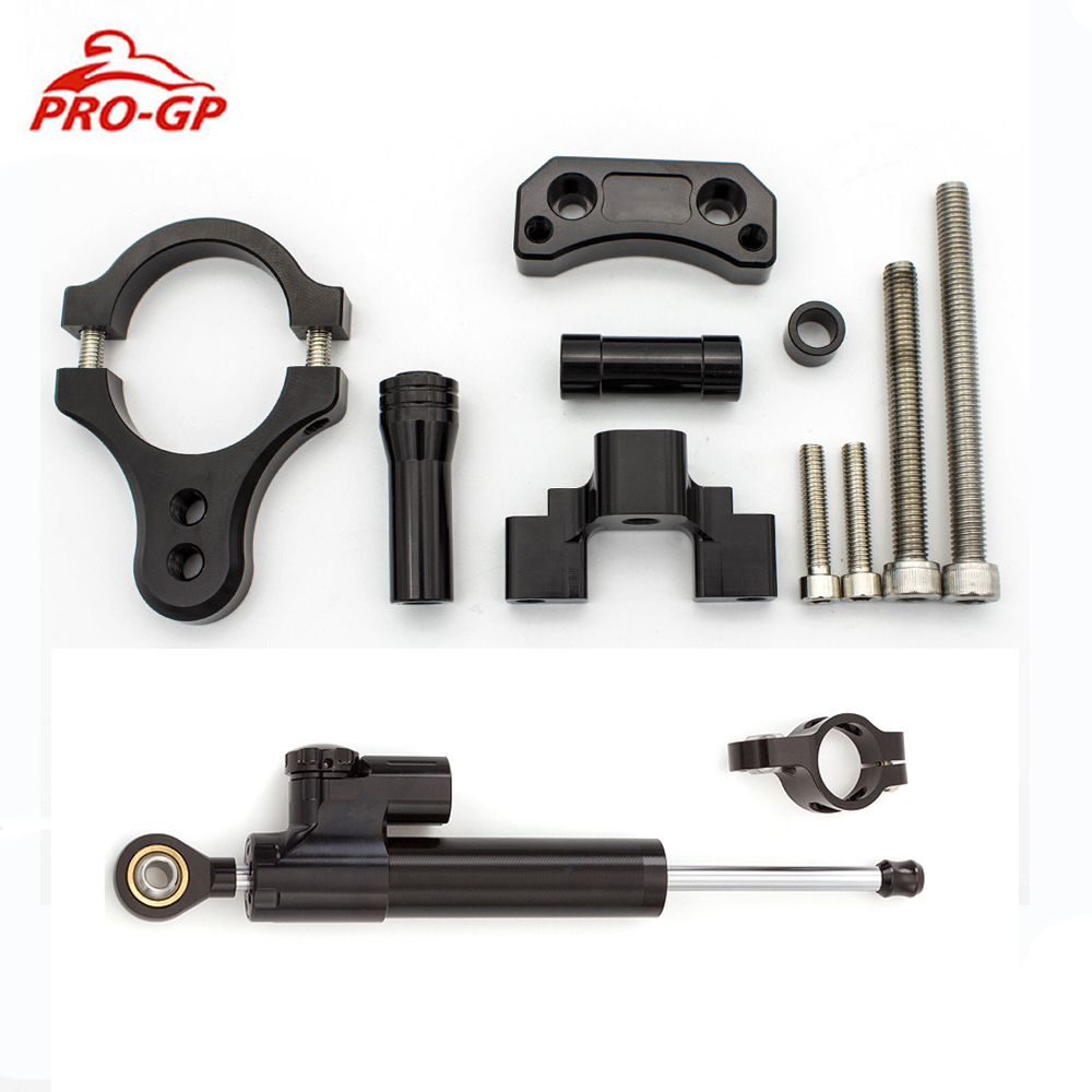 CNC Aluminum Motorcycle Steeri - đánh giá và giá Steering Damper Stabilizer Kit Cnc