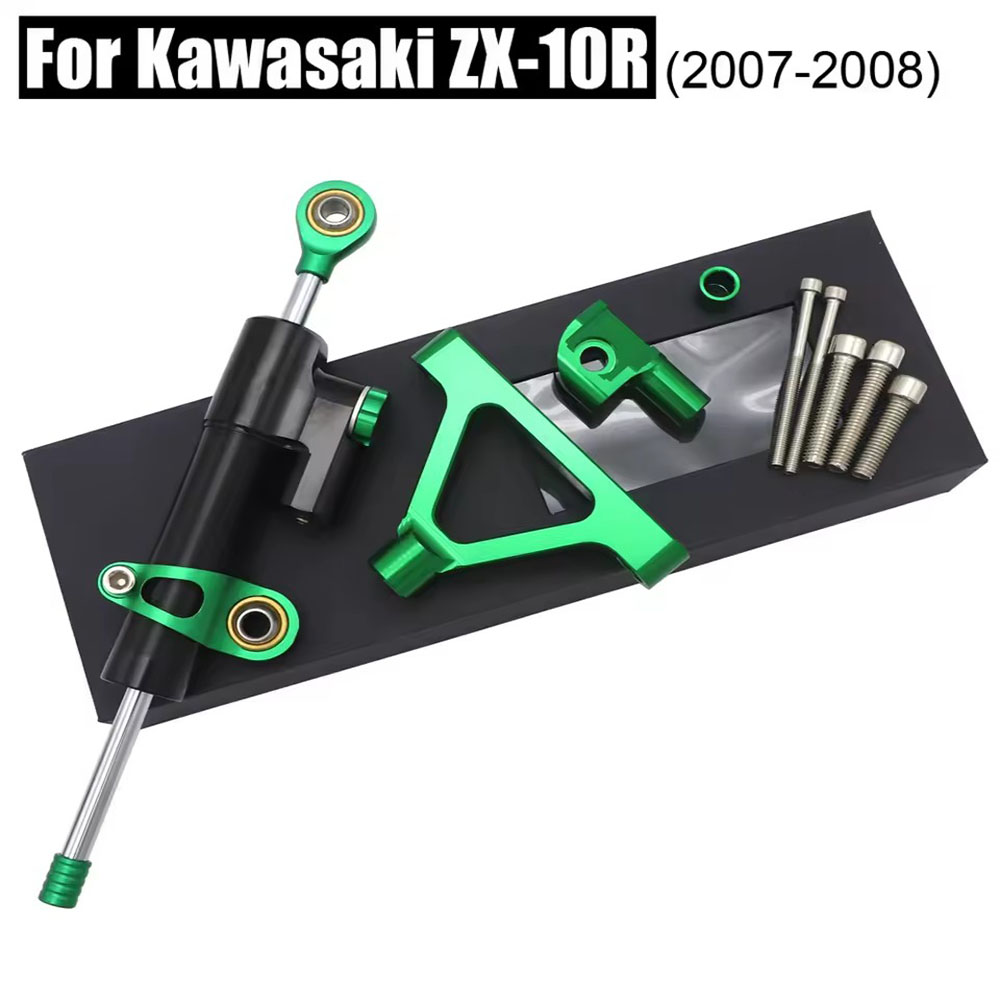 For Kawasaki ZX10R 04-05 Racin - đánh giá và giá Steering Damper Stabilizer Kit Cnc